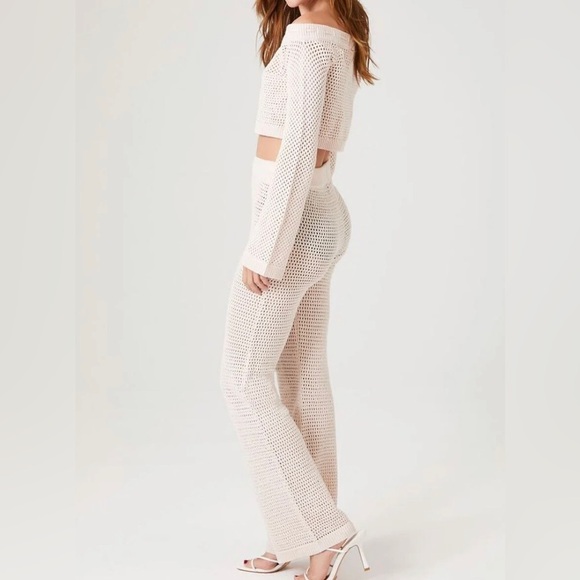 Crochet sweater pant set nwot - Picture 2 of 5